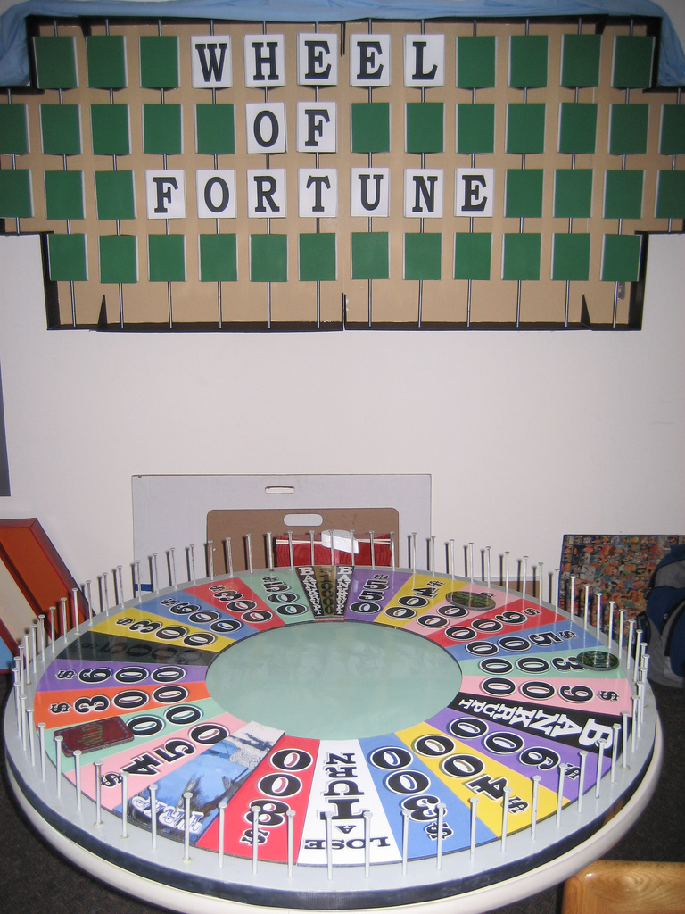 How to make my own wheel of fortune games